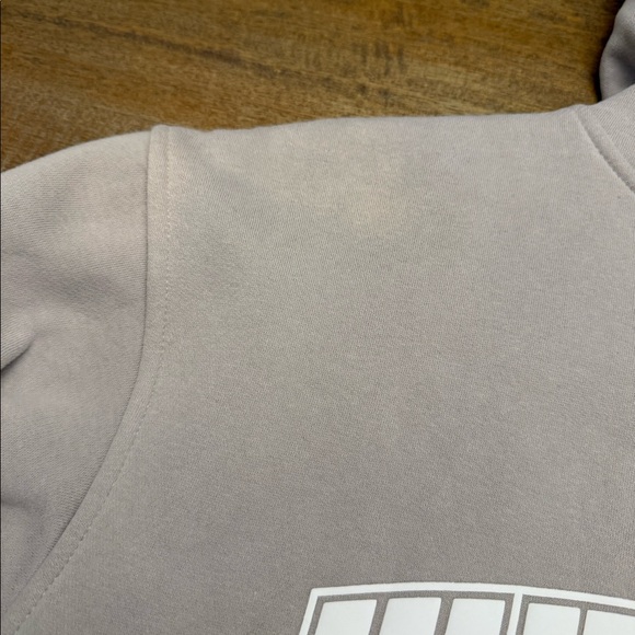 White Fox Decade Classics Varsity Oversized Hoodie Moon- 3XS/XXS - Picture 3 of 3